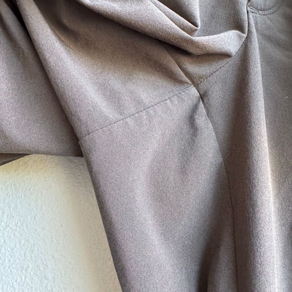 Athleta Skyline Pants Womens Size 2 XS Gray Grey Elastic Waist Stretch Belted - Picture 5 of 10